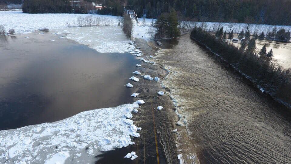 Ice jam
